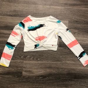 Cropped Long Sleeve Shirt